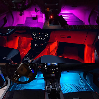 Interior Car LED Light Kit (App Control + Music Sync)