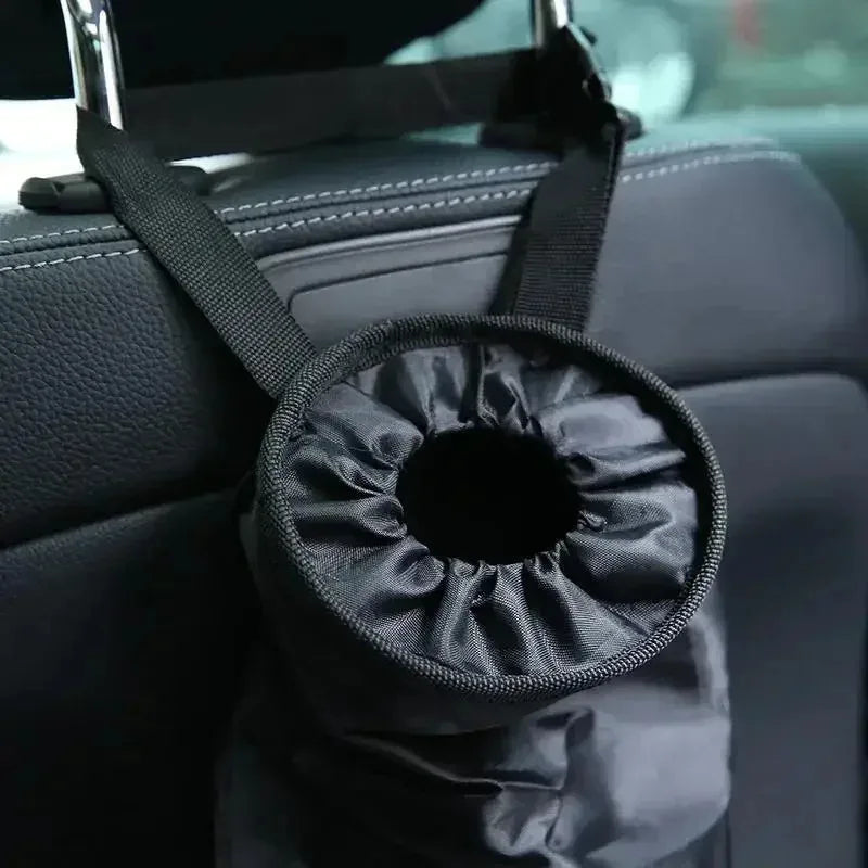 Hanging Car Trash Can – Waterproof Seat Back Garbage Organizer & Storage Bag
