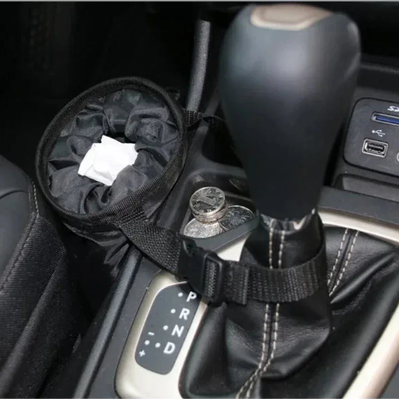 Hanging Car Trash Can – Waterproof Seat Back Garbage Organizer & Storage Bag