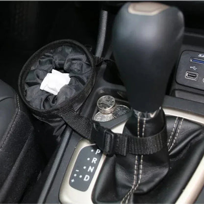Hanging Car Trash Can – Waterproof Seat Back Garbage Organizer & Storage Bag