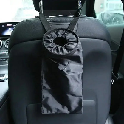 Hanging Car Trash Can – Waterproof Seat Back Garbage Organizer & Storage Bag