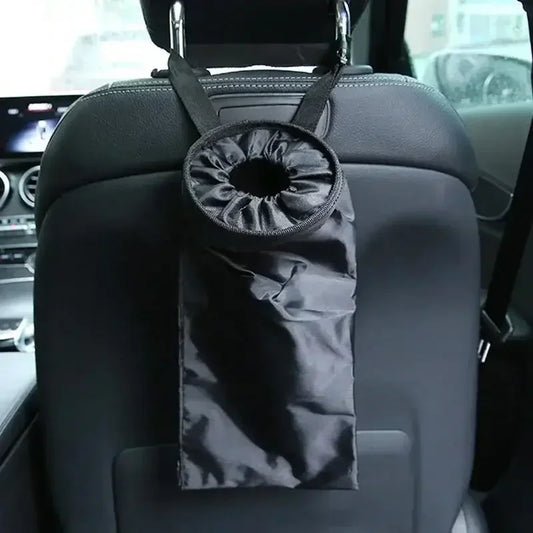 Hanging Car Trash Can – Waterproof Seat Back Garbage Organizer & Storage Bag