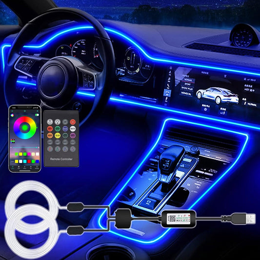 RGB LED Interior Ambient Light Strip Kit